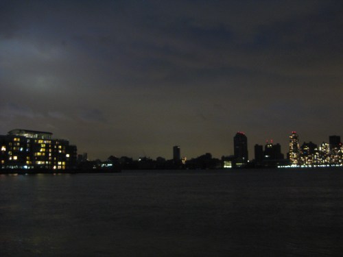 New York City skyline after Hurricane Sandy