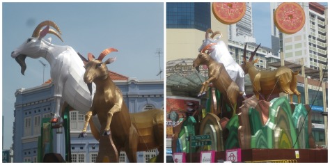 The Goat Lanterns at Eu Tong Sen St. and New Bridge Rd.